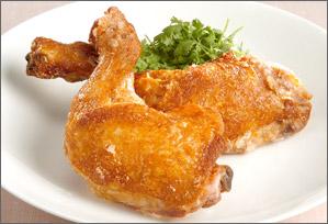 骨付き鶏もも肉のサクサク揚げ のレシピ レピレピ