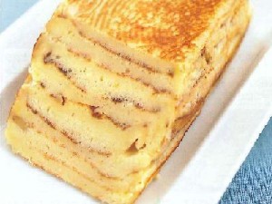 バウムクーヘン風チーズケーキ