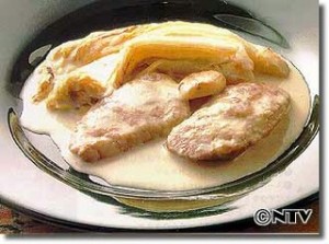 豚ヒレ肉と白菜のクリーム煮
