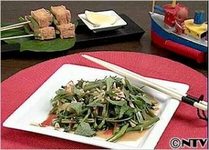 空芯菜の炒めもの
カリカリ豆腐