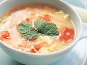 卵とトマトのとろみスープ