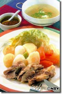 野菜と鶏肉の温サラダ