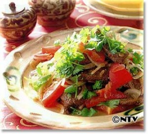 タイ風牛肉のスパイシーサラダ