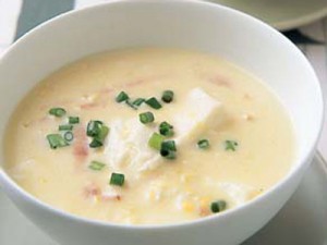 豆腐のコーンスープ