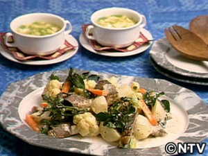 牛肉と根菜の温サラダ