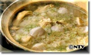 鶏肉と里芋のスープ