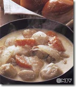 里芋と鶏肉のごまミルクシチュー