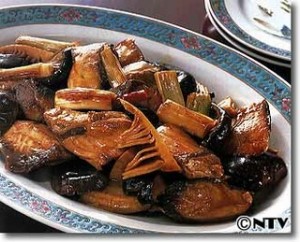 ぶりと干し椎茸の中華煮