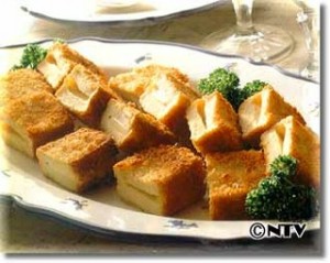 高野豆腐のチーズサンドフライ