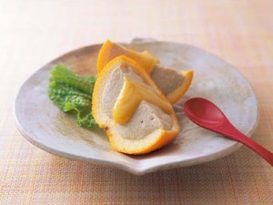 オレンジ風味のごま豆腐