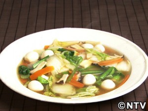 白菜、小松菜、にんじんの中華風うま煮