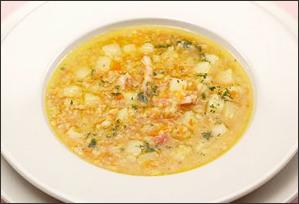 五穀米のスープ