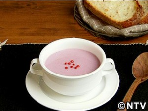 紫芋のポタージュ