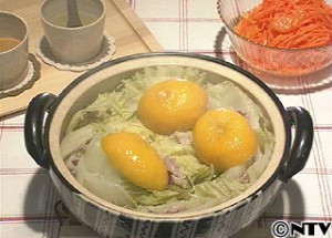 白菜と豚バラ肉の土鍋煮