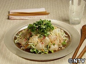 鯛の刺身サラダ