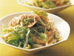 白菜と蒸し鶏のナムルサラダ