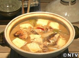 鯛と豆腐の唐辛子鍋