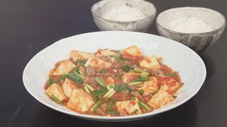豆腐のピリ辛トマト煮