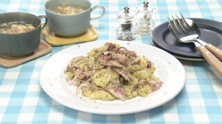 オイルサーディンのポテサラ