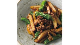 じゃがいものみそ豚炒め