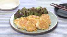 とうもろこしの豆腐ハンバーグ