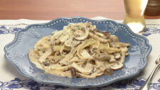 きのこのレモンクリームパスタ