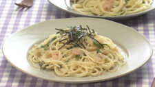 青じそ明太パスタ