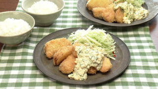 鮭フライわさびタルタルソース